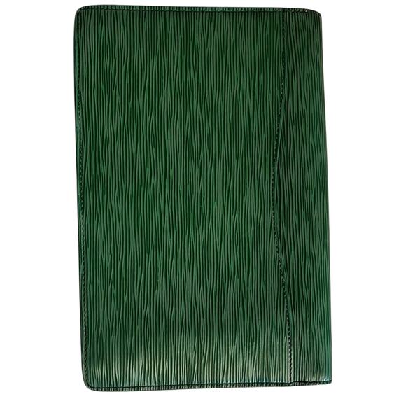 LOUIS VUITTON Epi Montaigne 27 Clutch Bag Green M52654 LV Auth - COA on purchase - Picture 4 of 10